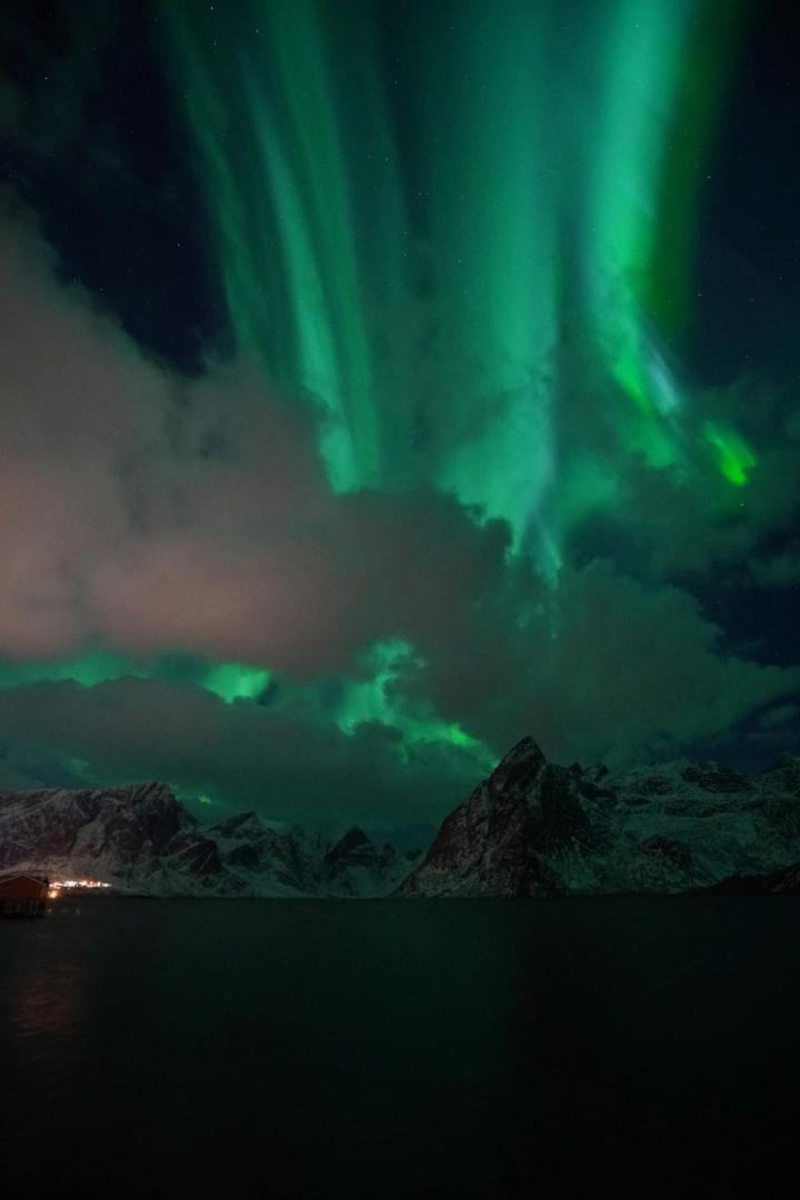 Lofoten Panoramic Luxury Home With Sauna モスケネス エクステリア 写真