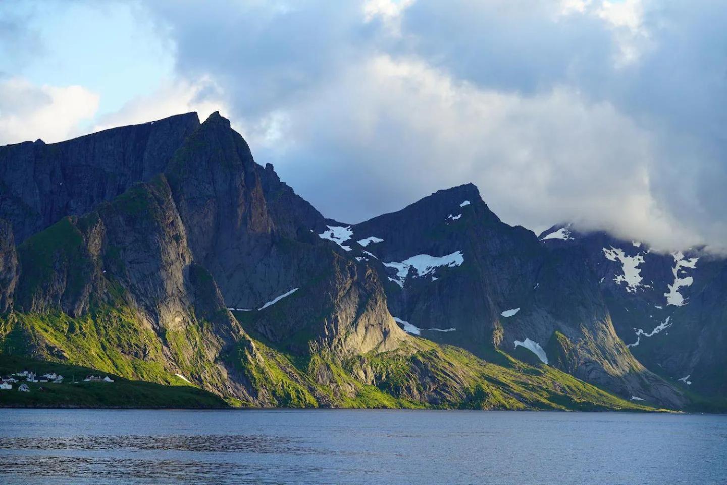 Lofoten Panoramic Luxury Home With Sauna モスケネス エクステリア 写真