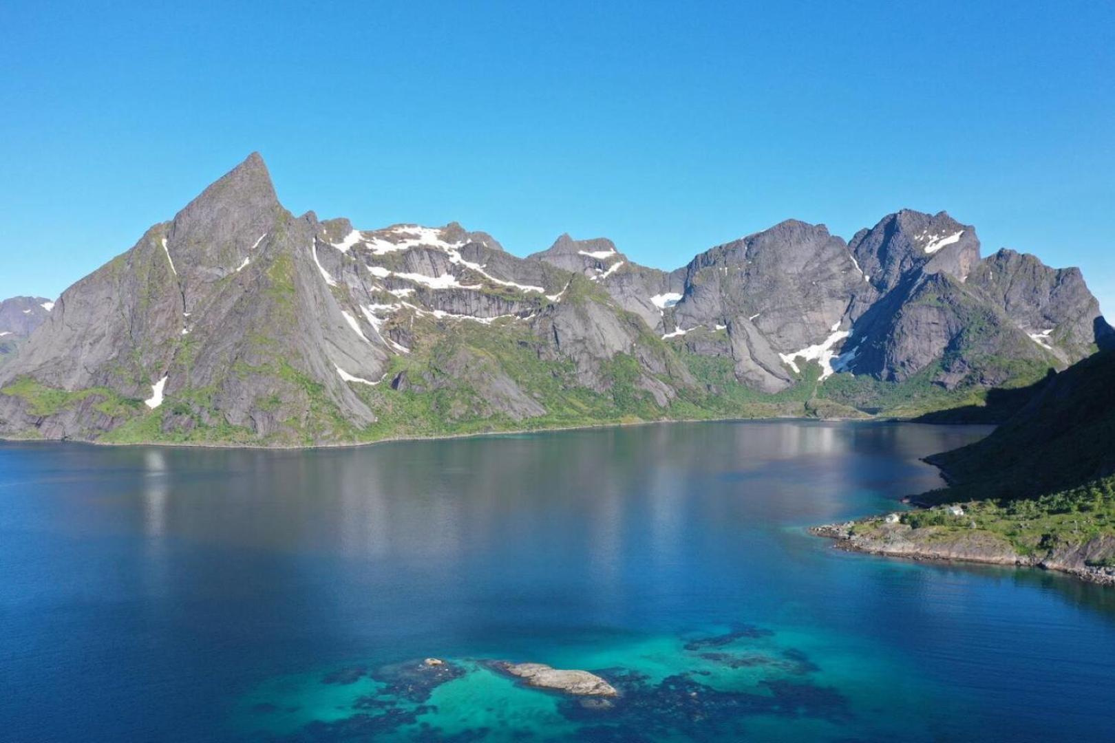 Lofoten Panoramic Luxury Home With Sauna モスケネス エクステリア 写真