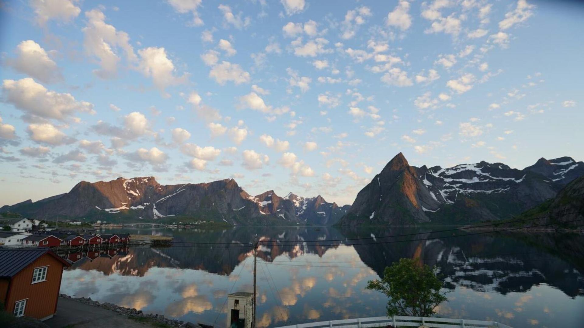 Lofoten Panoramic Luxury Home With Sauna モスケネス エクステリア 写真