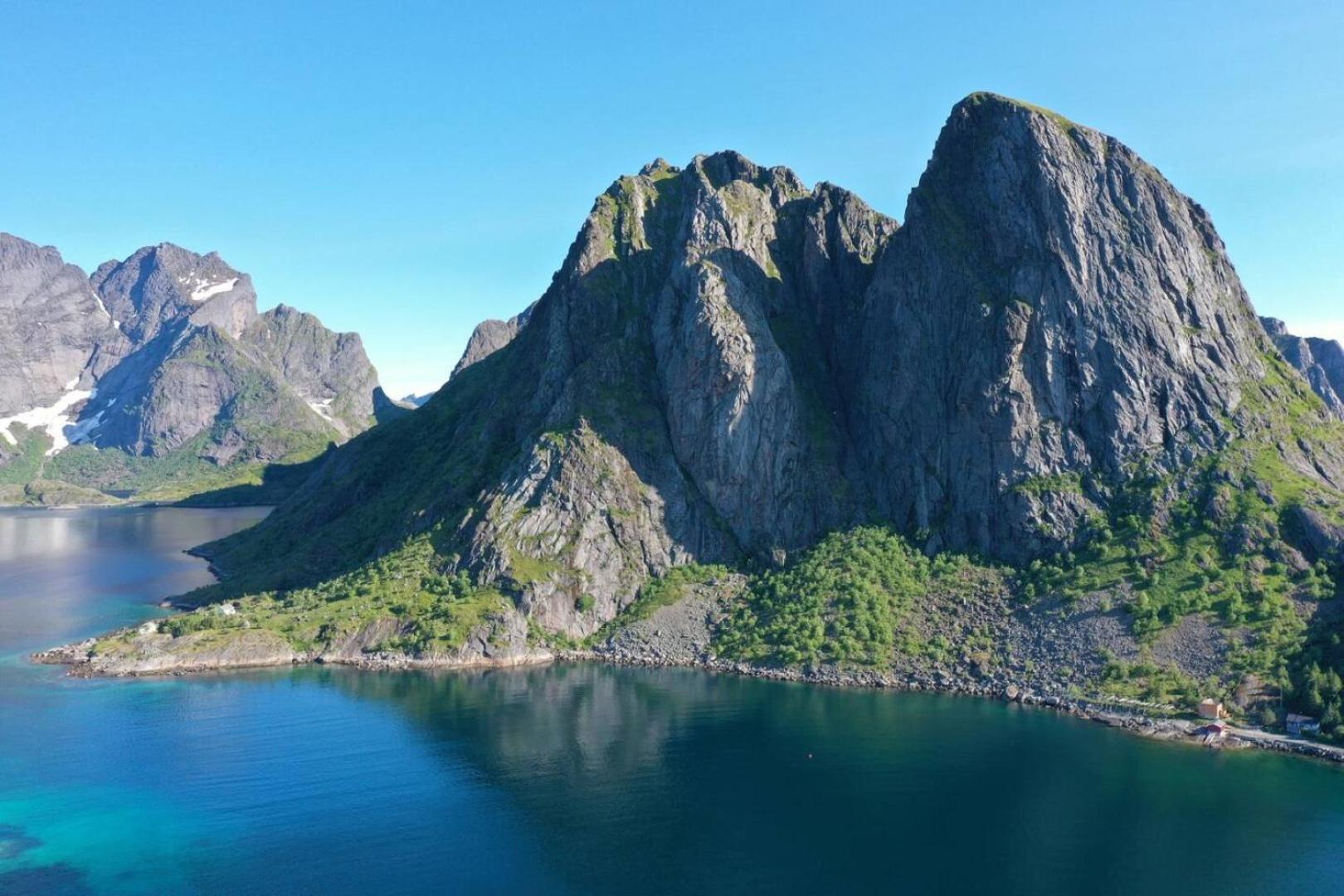 Lofoten Panoramic Luxury Home With Sauna モスケネス エクステリア 写真