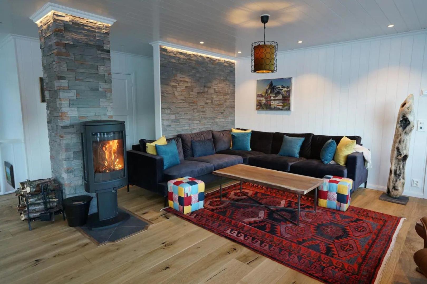 Lofoten Panoramic Luxury Home With Sauna モスケネス エクステリア 写真