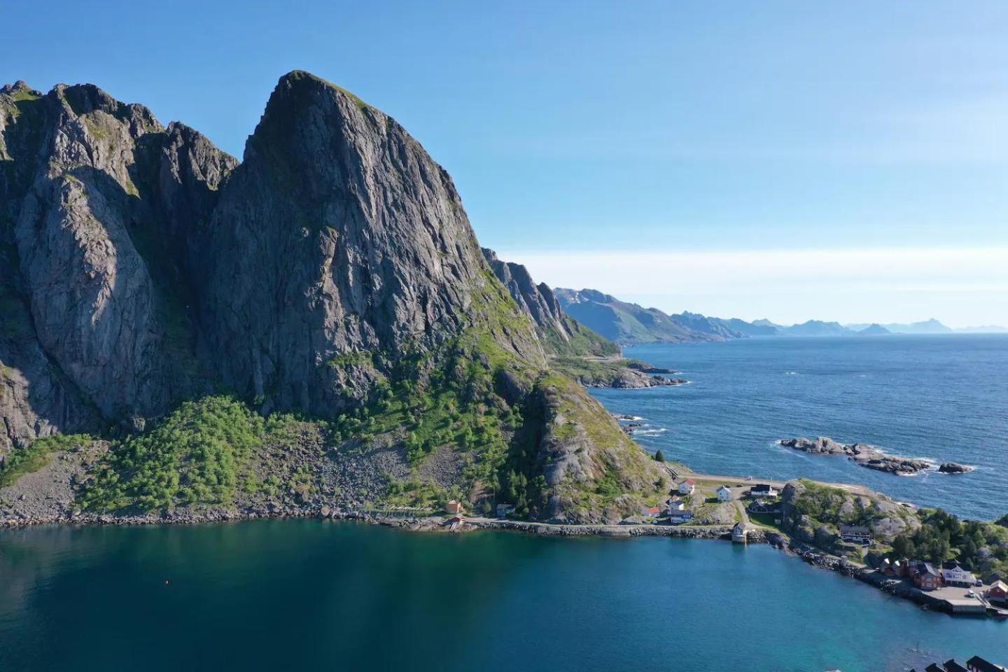 Lofoten Panoramic Luxury Home With Sauna モスケネス エクステリア 写真